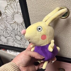 Ty Stuffed Animal with Yellow and Purple